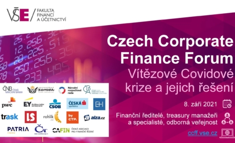 Czech Corporate Finance Forum – Vítězové Covidové krize a jejich řešení 8.9.2021